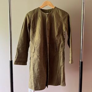 100% silk & organic cotton jacket